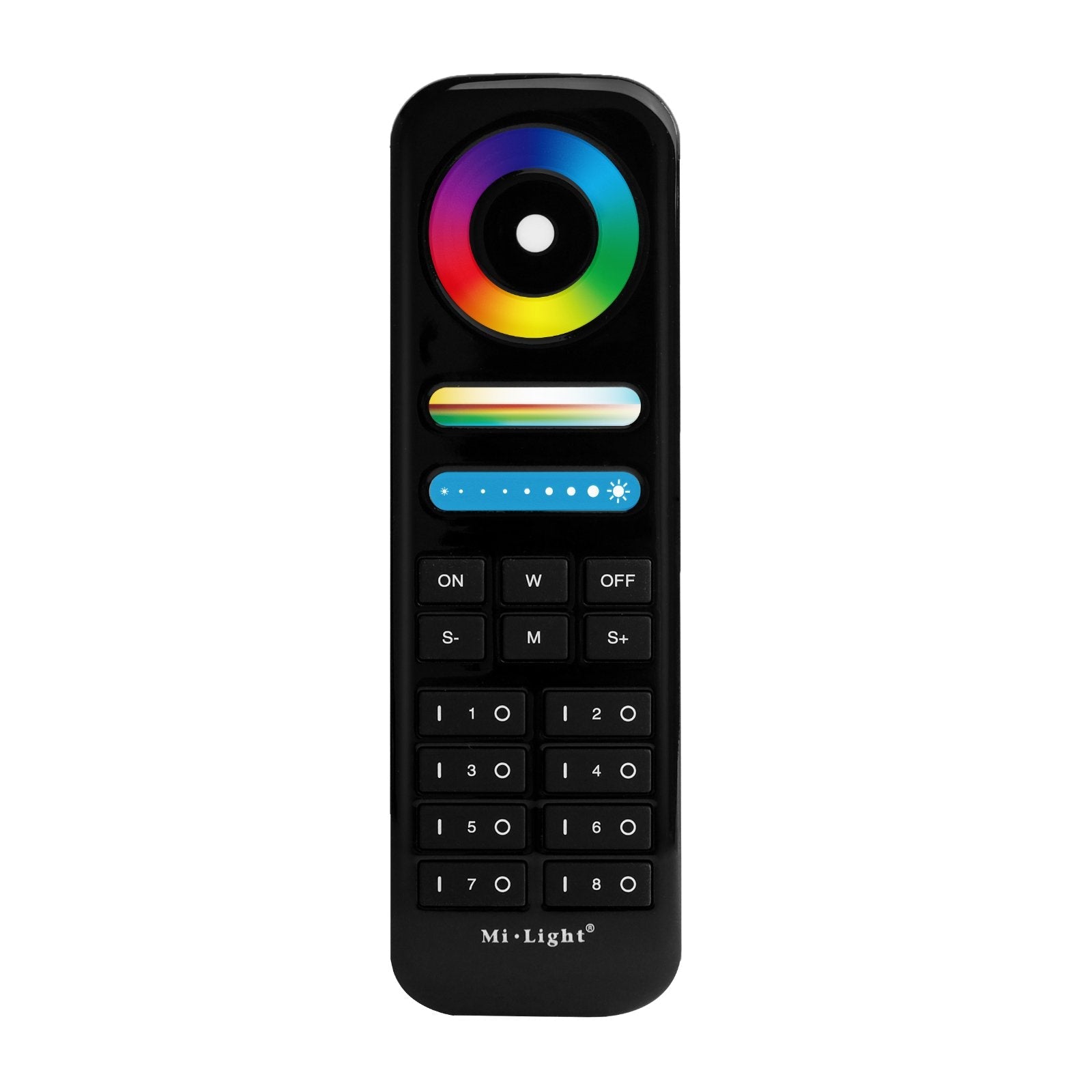 Télécommande RGBWW 8 zones pour gamme connectée MI–LIGHT - Lumihome