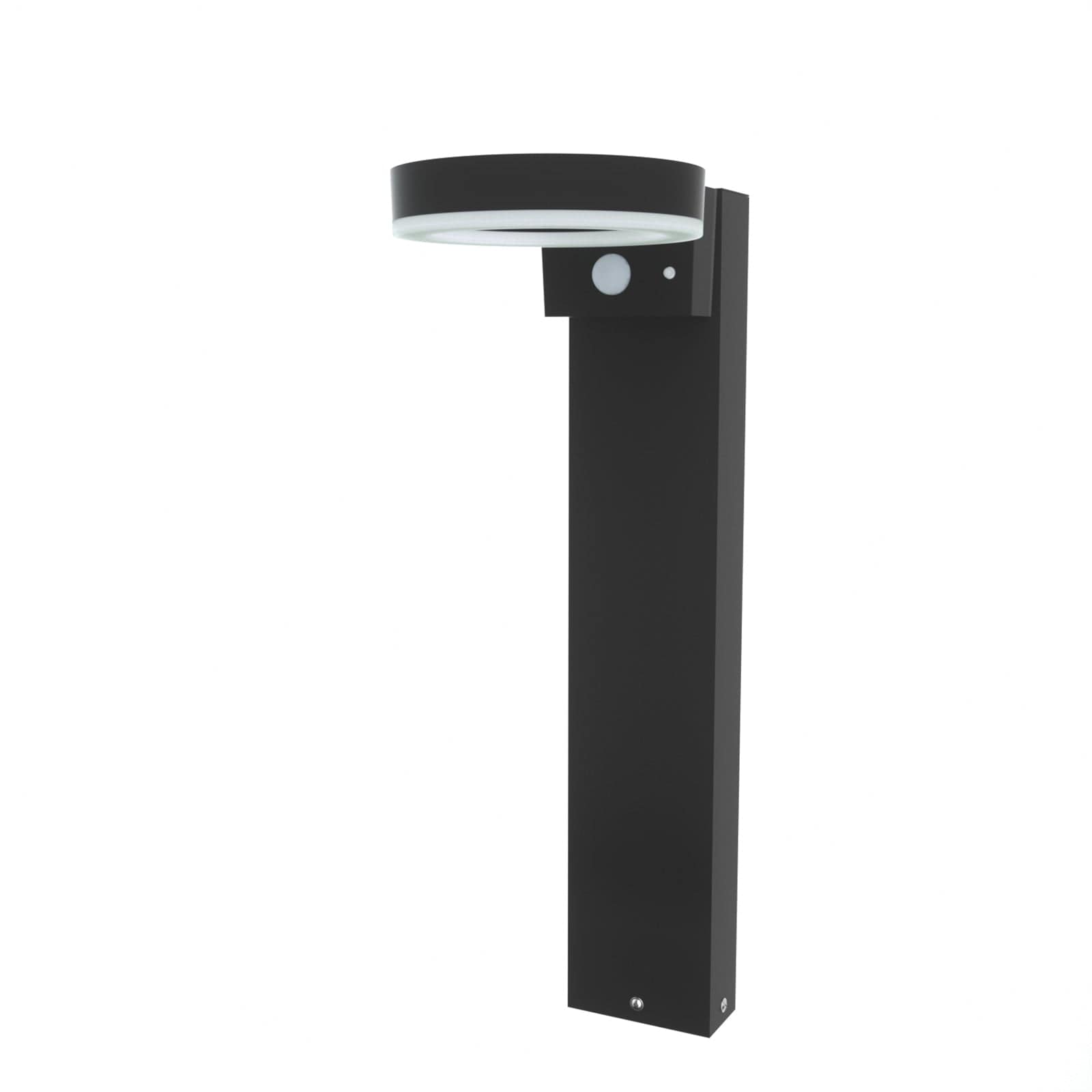 Borne Led solaire DAYTONA - Détecteur de mouvements - 3 modes d'éclairages - 75 à 600 lumens - Lumihome-France.com