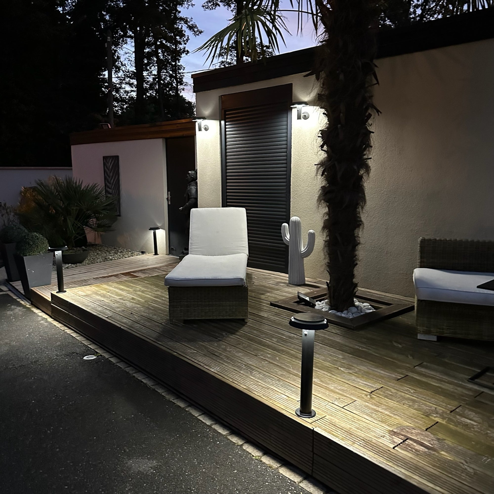 Borne Led solaire NORMAN - Lumihome