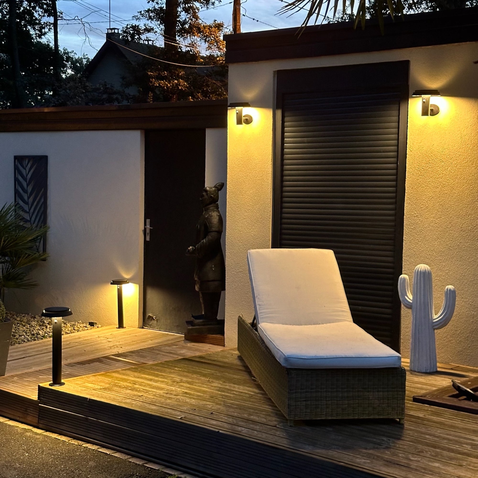 Borne Led solaire NORMAN - Lumihome