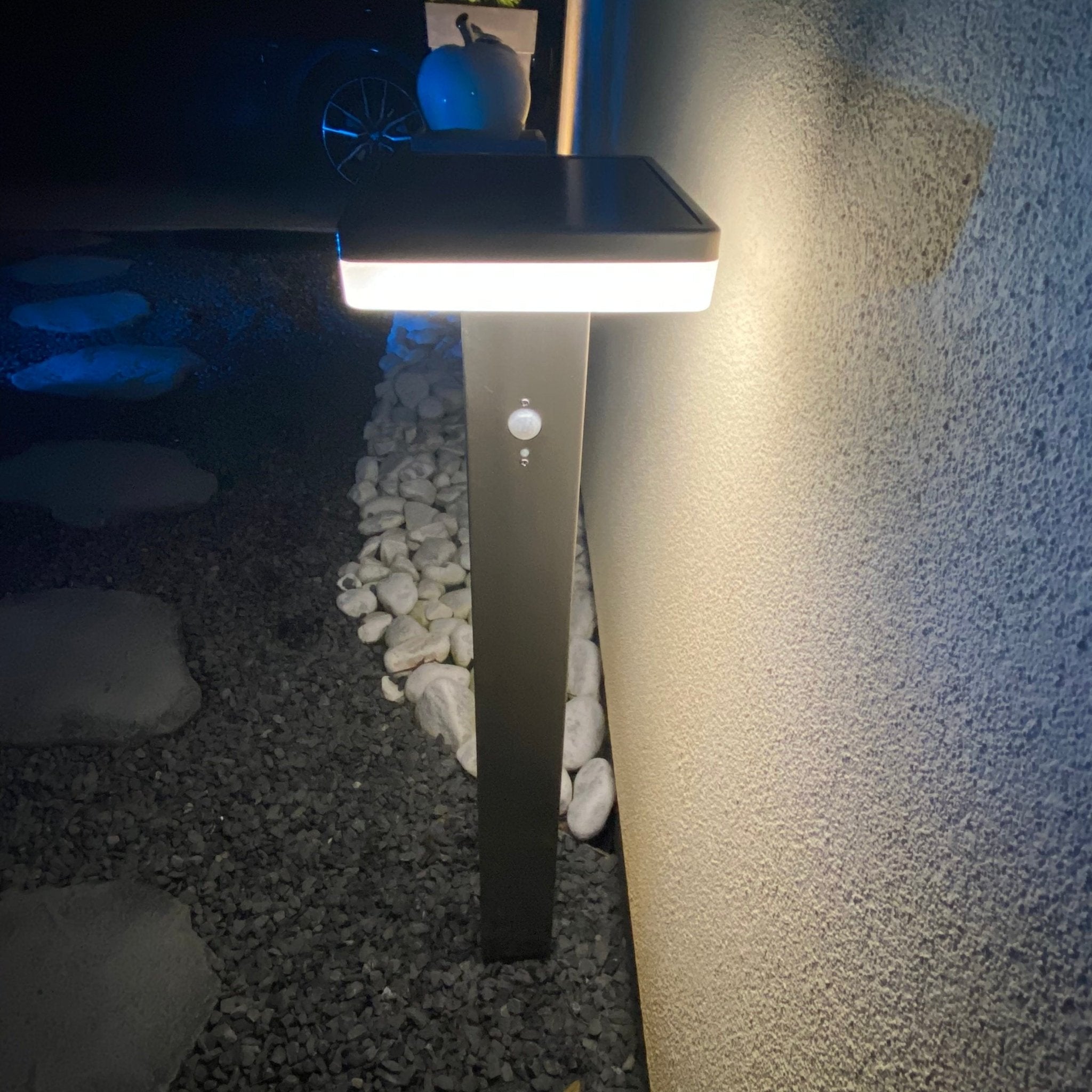 Wegeleuchte Led Solar SUN-1000 - Bewegungssensor - 3 Beleuchtungsmodi - 150 bis 1000 Lumen - Lumihome
